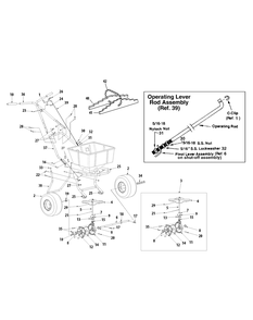 Part Location Diagram of 01005640 MTD Lower Handle, Epoxy